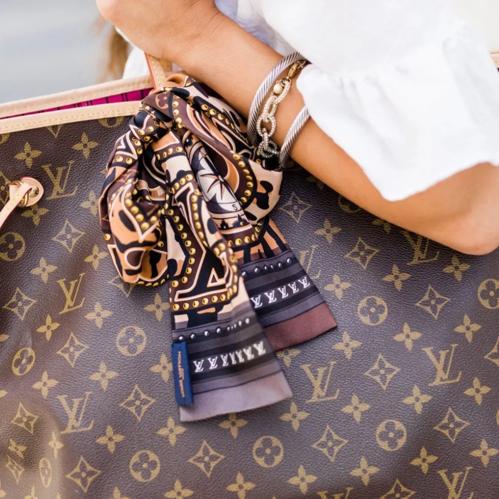 Louis Vuitton Bandeaux  Long Scarf Multicolor WITH LV BOX